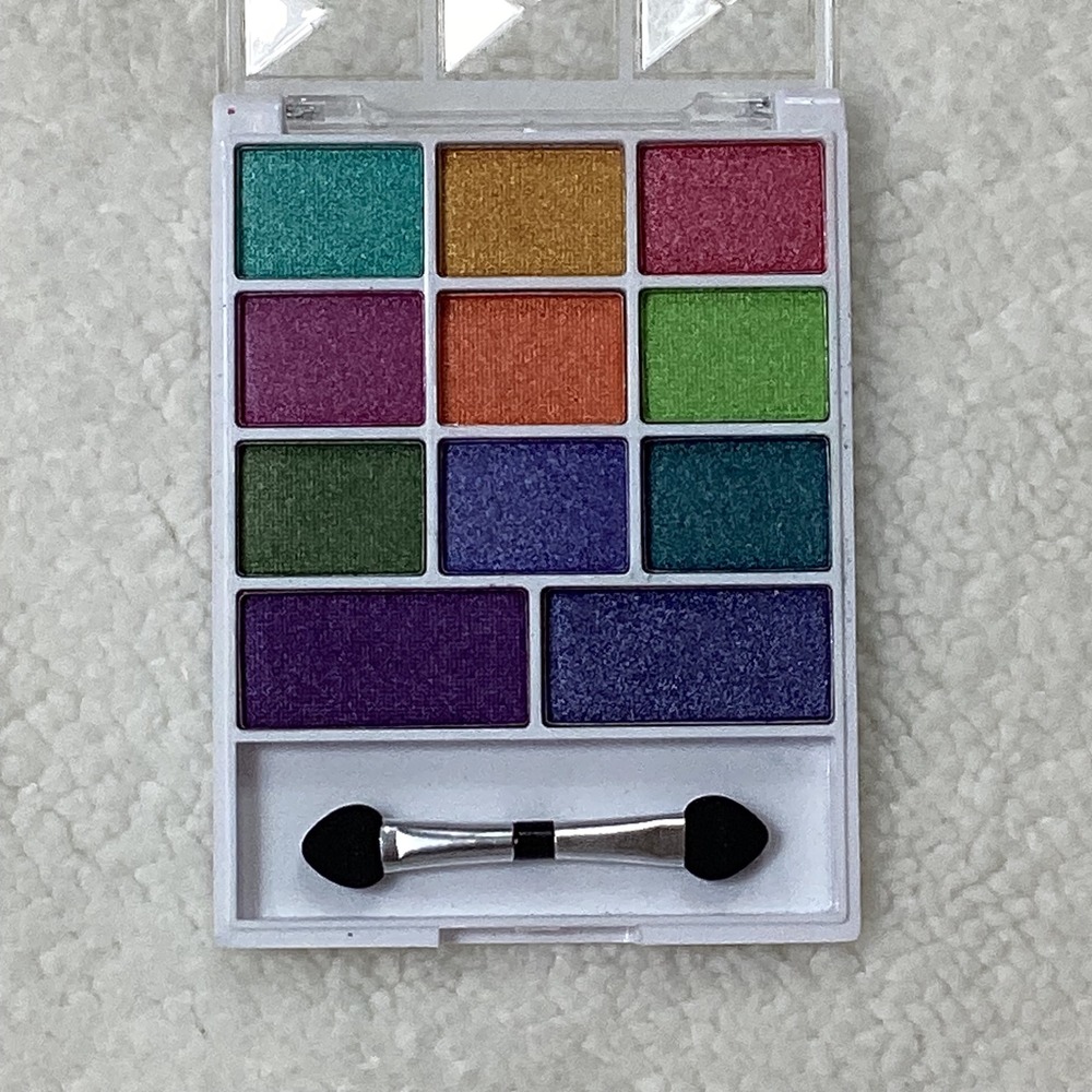 KleanColor Bright Shimmer Eyeshadow Palette 12 Shades New Y2K Glam Festival - Picture 8 of 9